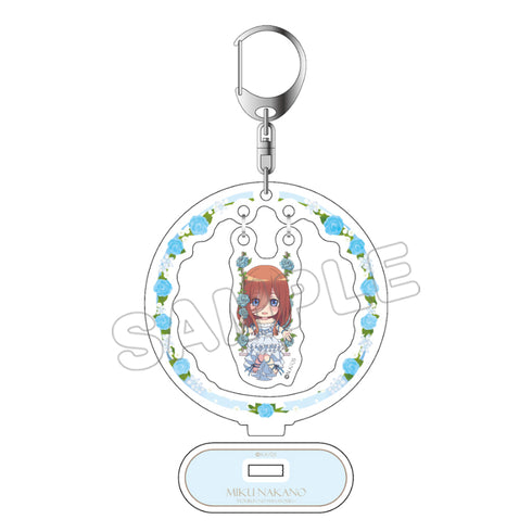 『五等分の花嫁∽』台座付きデフォルメアクリルキーホルダー 中野三玖